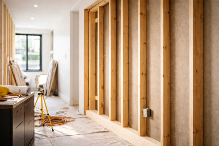 rennovations in a home
